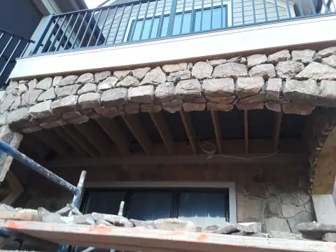 Foundation stonework by F. Stone Designs