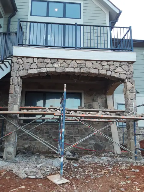 Foundation stonework by F. Stone Designs