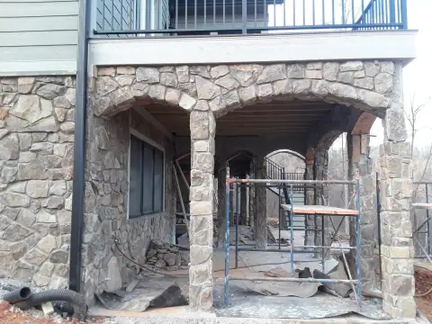 Foundation stonework by F. Stone Designs