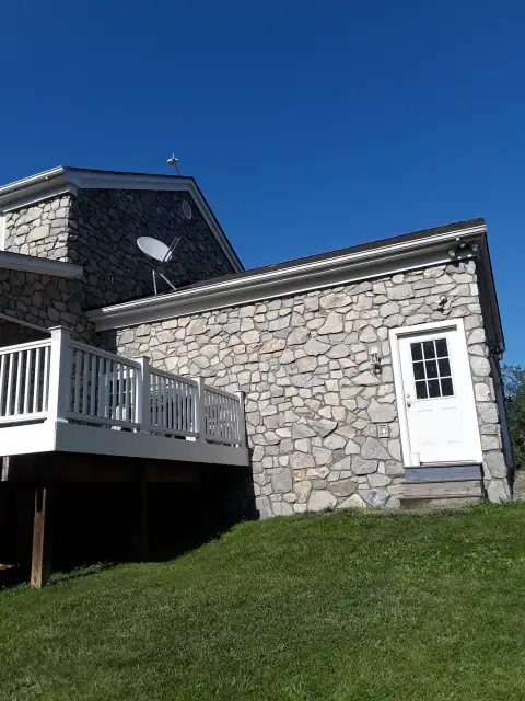 Exterior stonework by F. Stone Designs