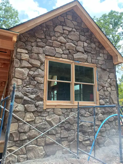 Exterior stonework by F. Stone Designs