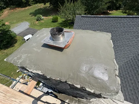Chimney cap repair from the client ZIP, view 2