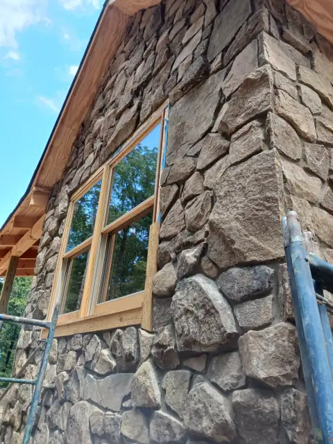 Exterior stonework by F. Stone Designs