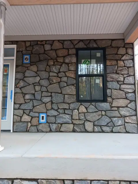 Exterior stonework by F. Stone Designs