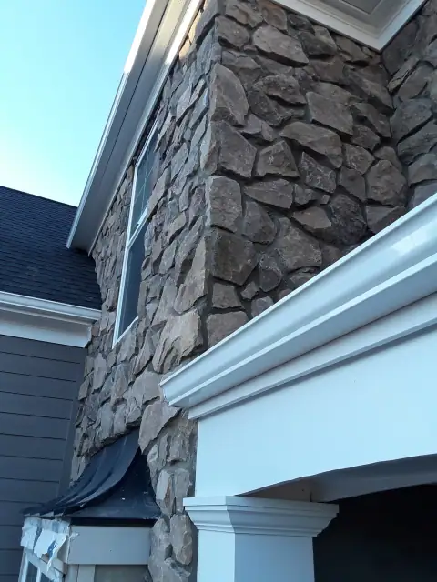 Exterior stonework by F. Stone Designs
