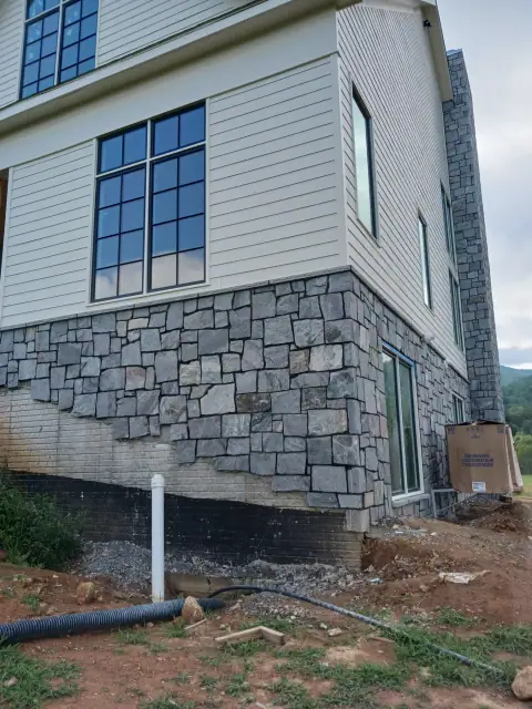 Foundation stonework by F. Stone Designs