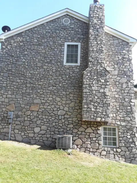 Exterior stonework by F. Stone Designs