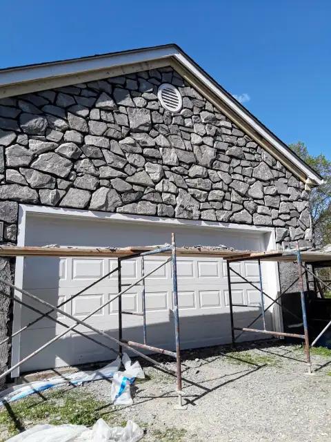 Exterior stonework by F. Stone Designs