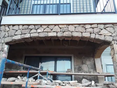 Foundation stonework by F. Stone Designs