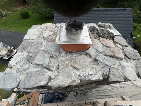 Chimney cap repair from the client ZIP, view 1