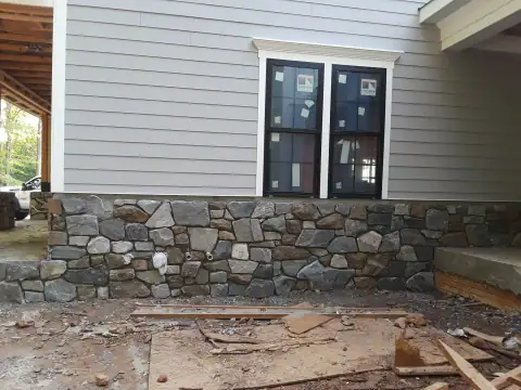 Foundation stonework by F. Stone Designs